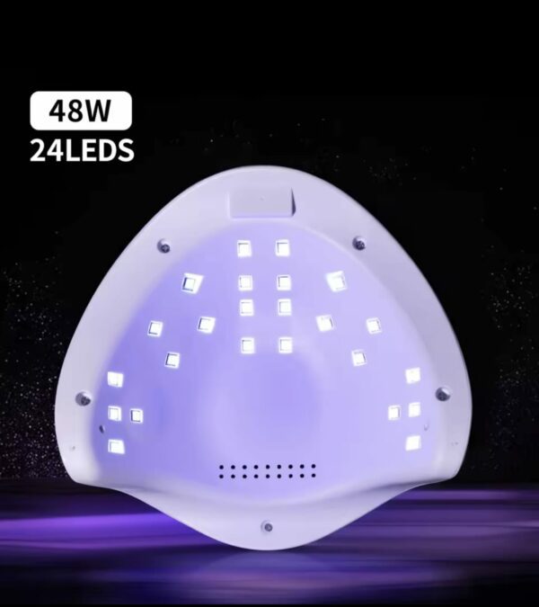 💡 Lampe UV/LED 48W Professionnelle – Séchage Rapide & Capteur Intelligent | Le Royaume des Ongles Tunisie – Image 3